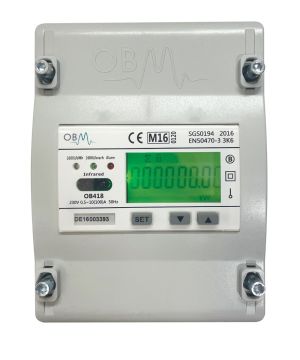 OB418 100 Amp Multi Function Single Phase Surface Mounted Meter