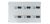 STX6 - Steel Metering Panel with 6 OB737 Series Meters