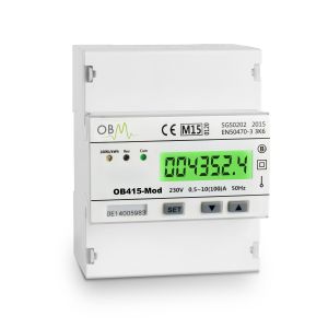 OB415-MOD 100A, Mid Approved, DIN Rail, Direct Connected, RS485 DIGITAL METER