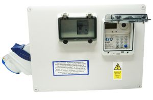Metro Pitch Hook Up BS EN 60309 Interlocking Socket with Metro Single Phase Pre-payment Meter
