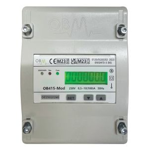 OB415-MOD 100A Single Phase RS485 MID Surface Mounted Meter
