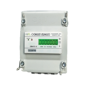 OB415-S 100A Single Phase kW/h MID Meter In IP40 Enclosure