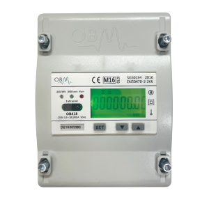OB418 100A Single Phase Multi-Function RS485 MID Meter in IP40 Enclosure