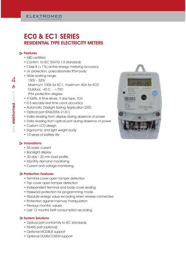 ECO Meter MID Approved with RS485